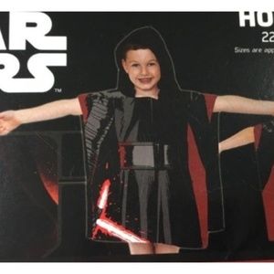 Child Starwars Darth Vader Hooded terry cloth Towel Poncho 22" X 22"